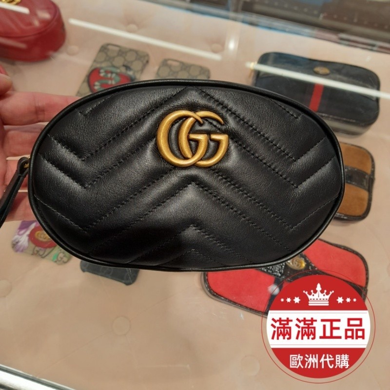 GUCCI 476434古馳 Marmont馬蒙金釦 腰包 胸包 單肩包 斜挎包 相機包