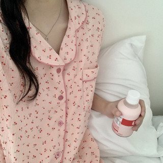 2024新款🔥赫本風新款睡衣女夏季嬰兒棉感ins風寬松短袖薄款網紗居家服套裝