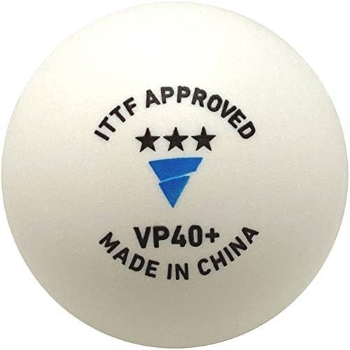 VICTAS 乒乓球官方比賽用球 VP40+ 3 星白色 【Direct from Japan】