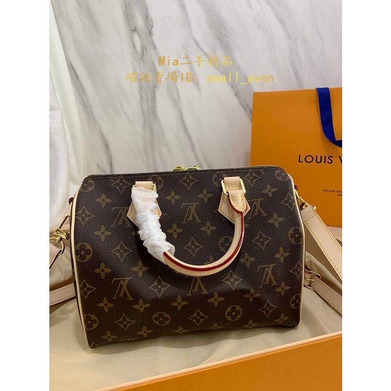 Mia二手 LV M41112 Speedy Bandoulière LV Speedy 30 波士頓包 枕頭包