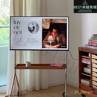 |全網最低 可開發票|不銹鋼42- 75寸電視支架通用掛架可移動落地式萬能顯示器掛架帶輪