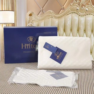 希爾頓乳膠枕 Hilton天然乳膠枕頭芯 護頸透氣枕頭 乳膠枕頭