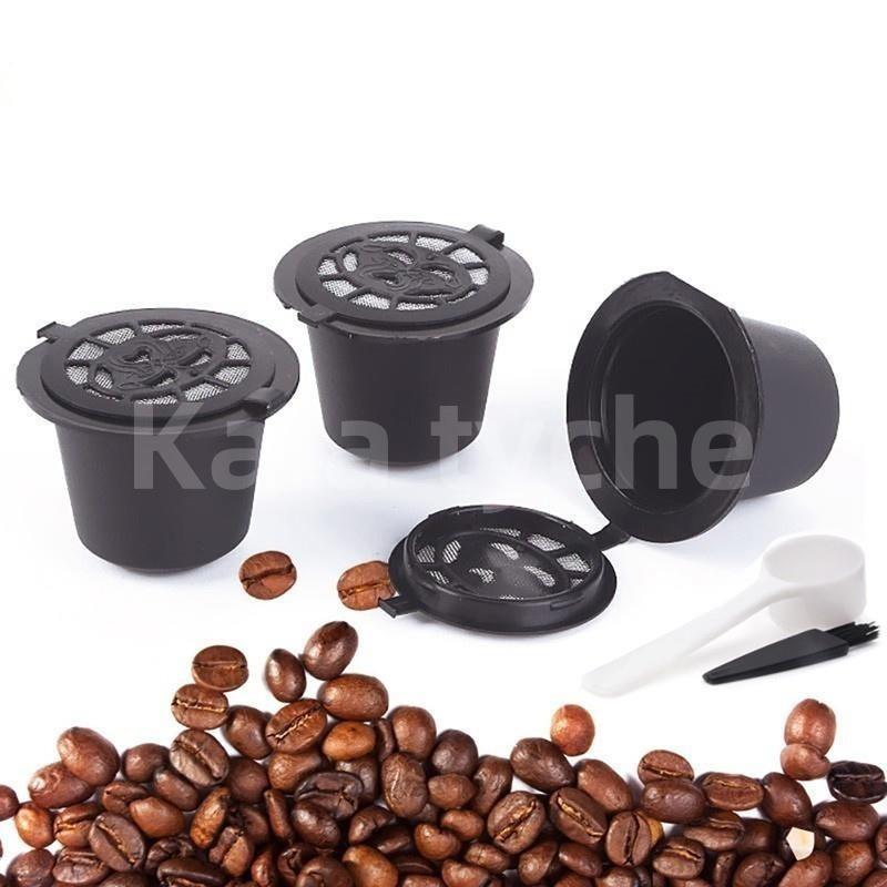 kala🔥 3只入雀巢咖啡過濾器膠囊殼填充式家用重復濾網殼可多次使用nespresso