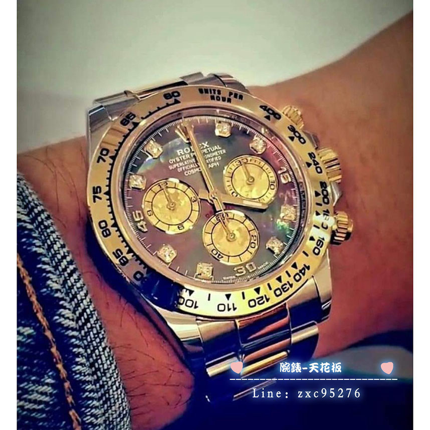 勞力士 116503 Daytona Rolex 迪通拿 116503Ng 貝殼面 黑珍珠母面腕錶