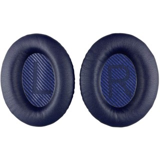 ✡QC35耳機罩 適用於 Bose Quietcomfort 35 QC35 II 耳罩 博士頭戴式耳機套 藍色 一對裝