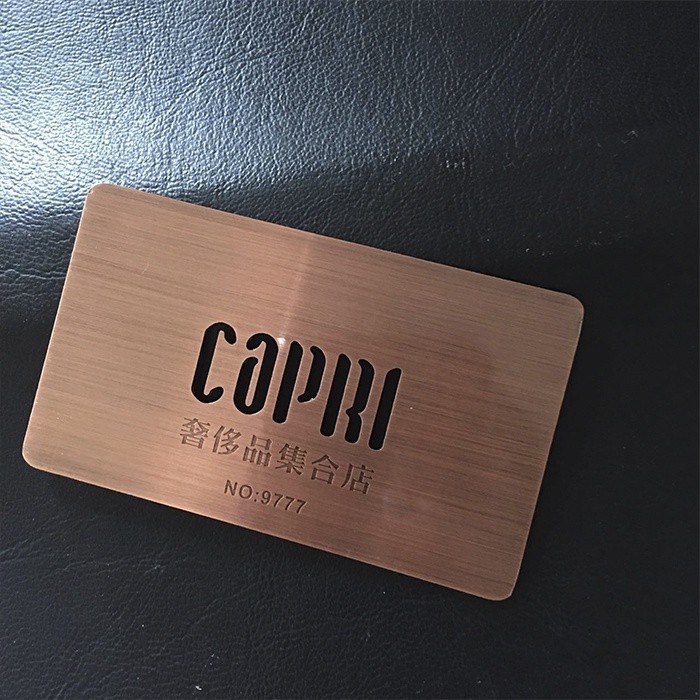 客製化【會員卡】金屬卡 定製金屬卡會員卡高檔異形金屬名片製作鏤空拉絲會員卡製作不銹鋼