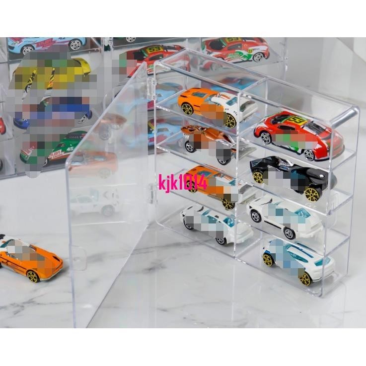玩具車模展示架透明模型收納架多美卡收納盒陳列櫃小汽車展示可疊 汽車模型盒展示盒防塵罩芊芊💞優品_1999