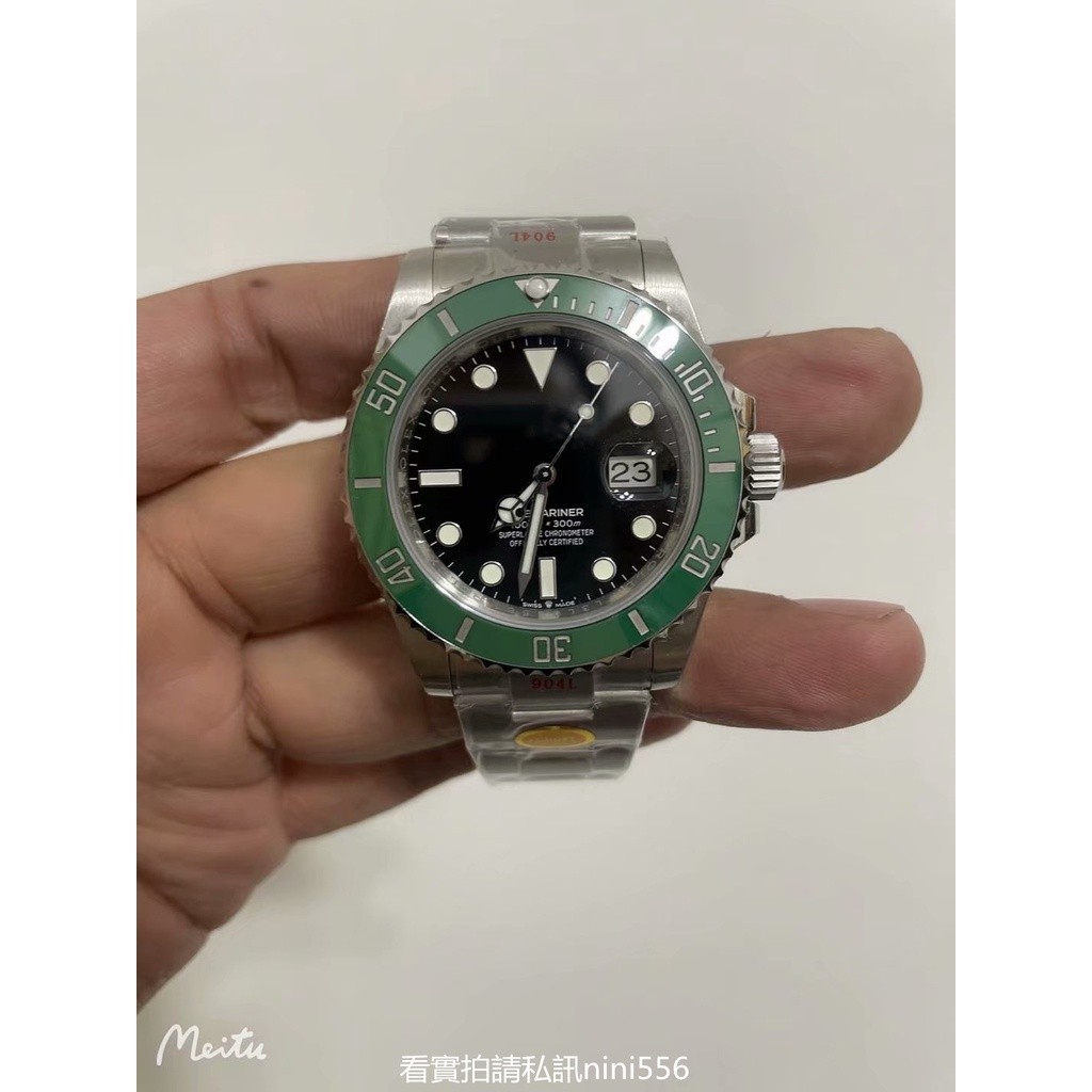 新款41mm綠水鬼126610潛航者男錶 機械錶 自動上鏈機械錶