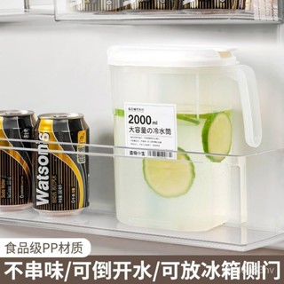日本製 1.8L冰箱側門冷水壺 熱水直接倒入 冷水壺 大容量冷水壺 耐熱冷水壺 1800ML簡約冷水壺