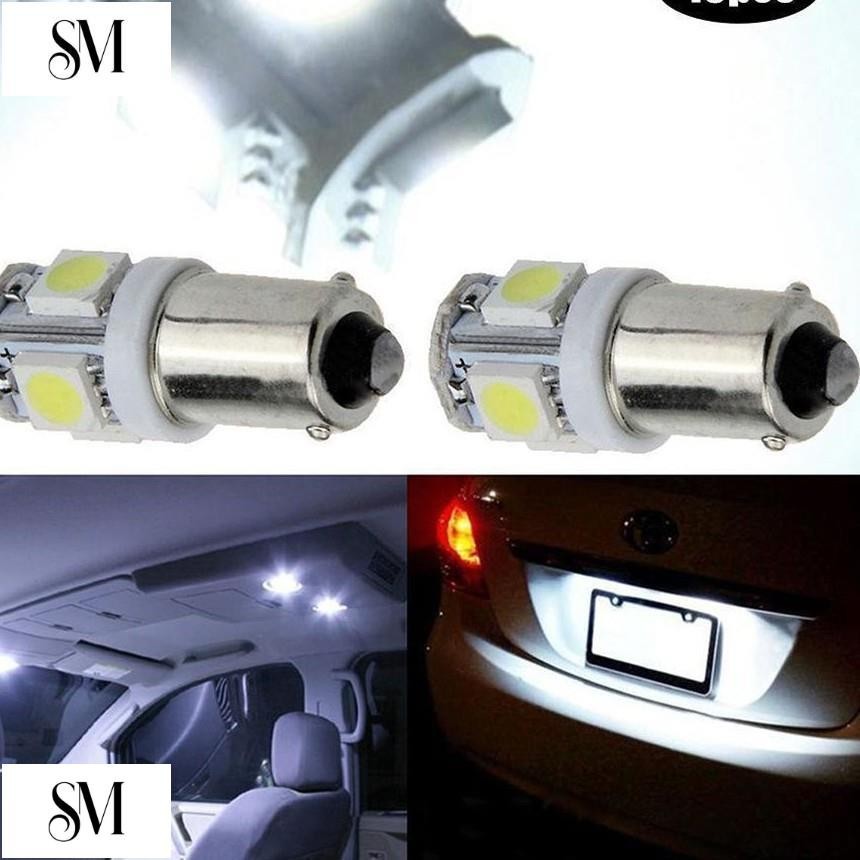 【SYM】汽車led 小燈 BA9S卡口12V LED t10 5050 汽車示寬燈 牌照燈 室內燈 車牌燈 閱讀燈