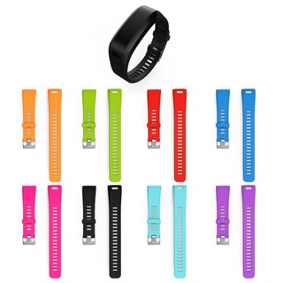 【錶帶】適用於Garmin 佳明vivosmart HR智能手環分體時尚錶帶 矽膠替換腕帶 替換腕帶 運動錶帶 軟 大小
