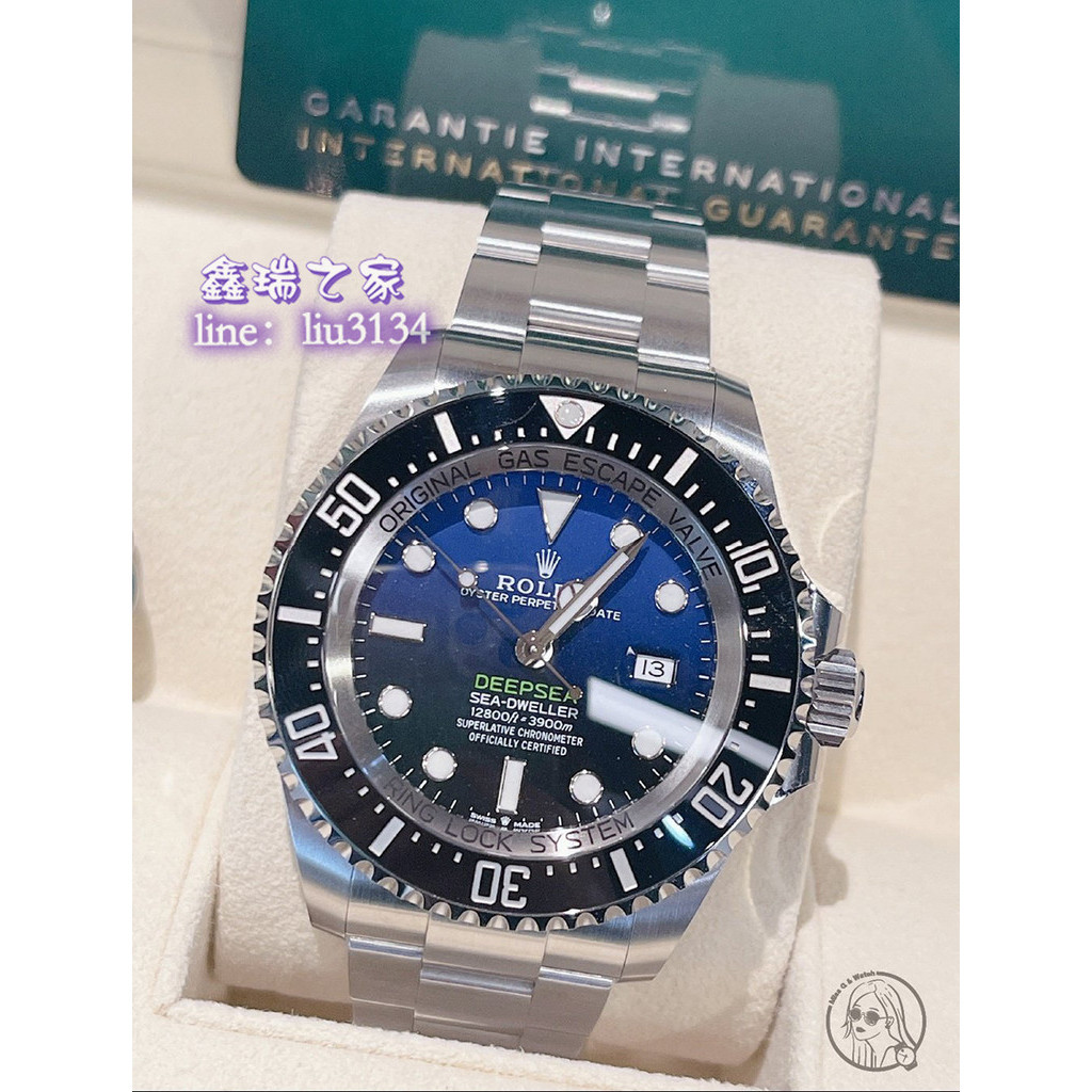 ROLEX 漸層藍水鬼王126660DB🔺《2022年》新式保卡｜全新品