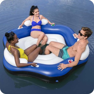 戲水玩具 Bestway游泳單雙人充氣浮床水上躺椅浮排氣墊浮板水上漂浮椅子