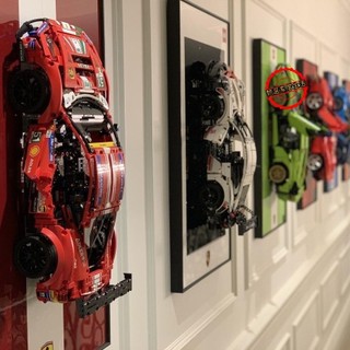 lego相框 積木相框 樂高相框 上墻相框 汽車相框 樂高積木上墻相框法拉利蘭博基尼寶馬摩托F1保時捷奔馳路虎積木框