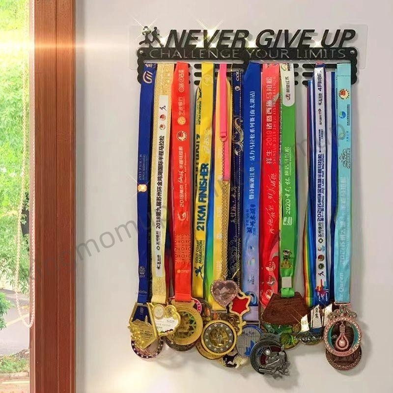 現貨🆗«掛鉤»金屬獎牌掛馬拉松掛的 展示架 牆壁運動跑步體育獎牌裝飾掛架可訂製 #免運