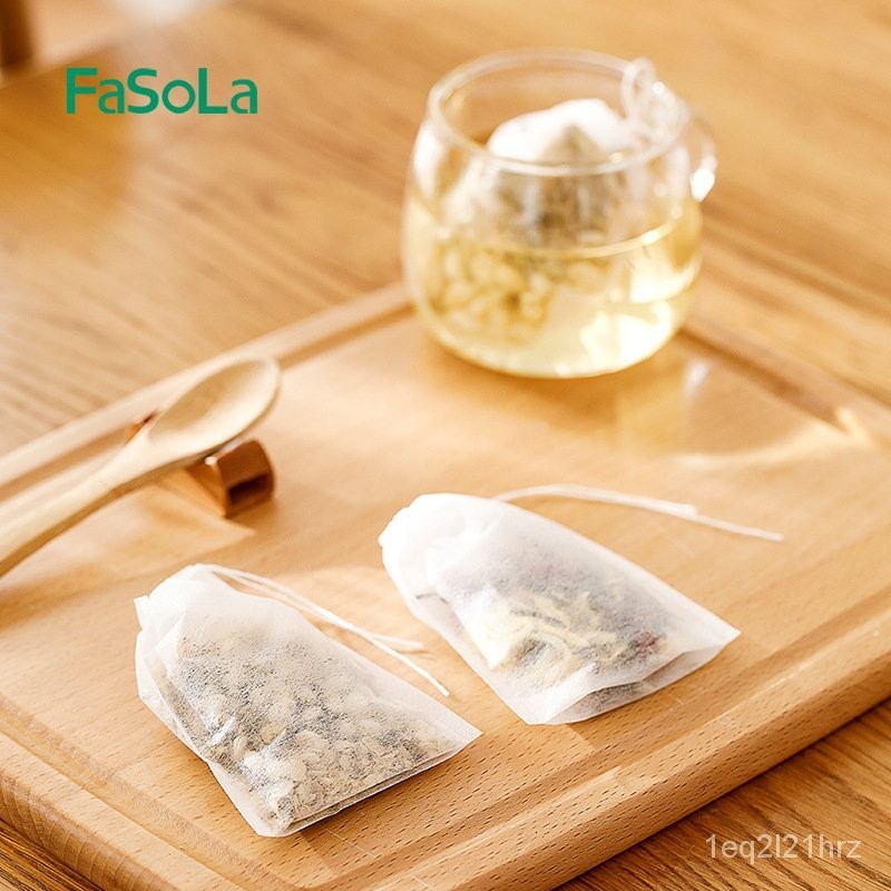 臺灣出貨 FaSoLa茶包袋 一次性煲湯調料茶葉鹵料包 草藥煎藥 過濾泡茶袋裝