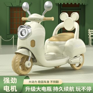 台灣出貨 免運 兒童電動車 兒童摩托車 寶寶三輪車 電動摩托車 三輪車 摩托車 男女孩寶寶電瓶車小孩可坐人充電遙控玩具車