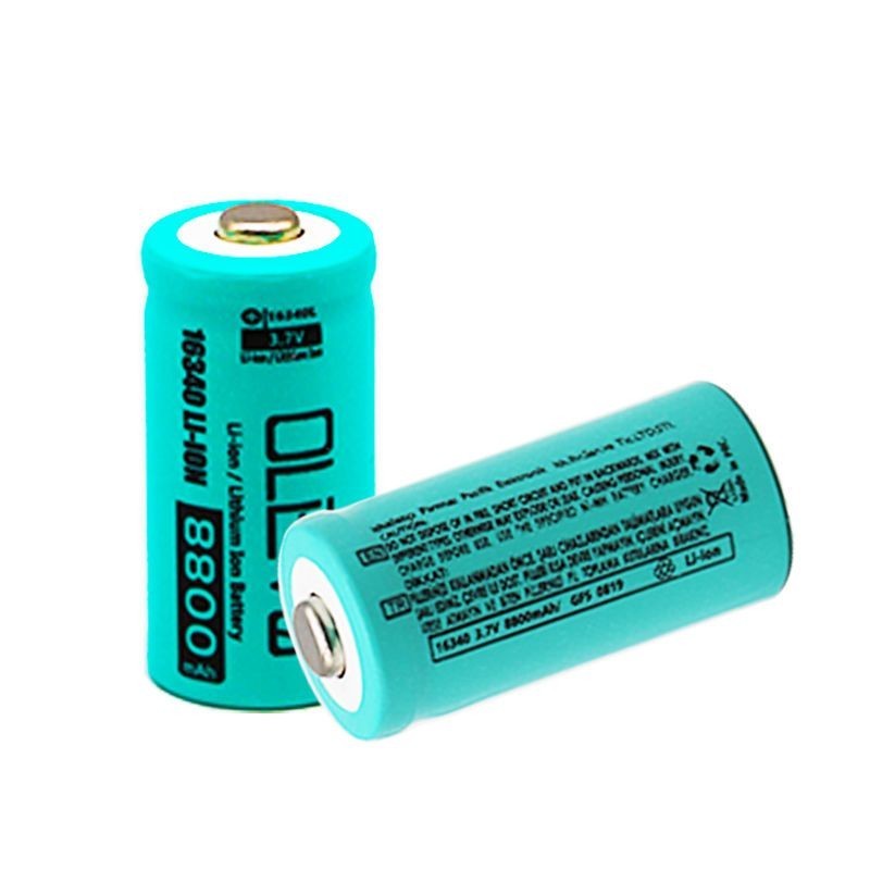 手電電池 正品16340 電池 大容量激光燈瞄準鏡器手電筒綠外線3.7v充電 電池