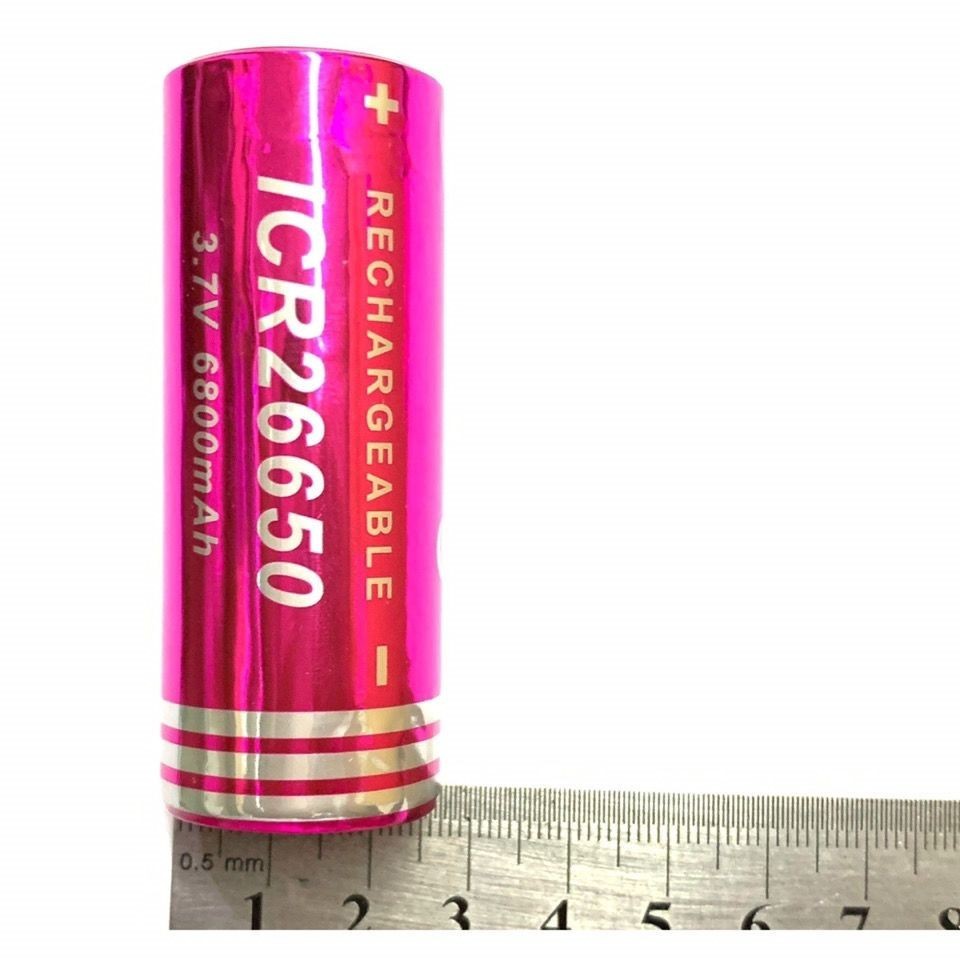 手電電池 26650 電池 ICR26650 3.7V6800MAH強光手電筒 電池 釣魚燈充電 電池
