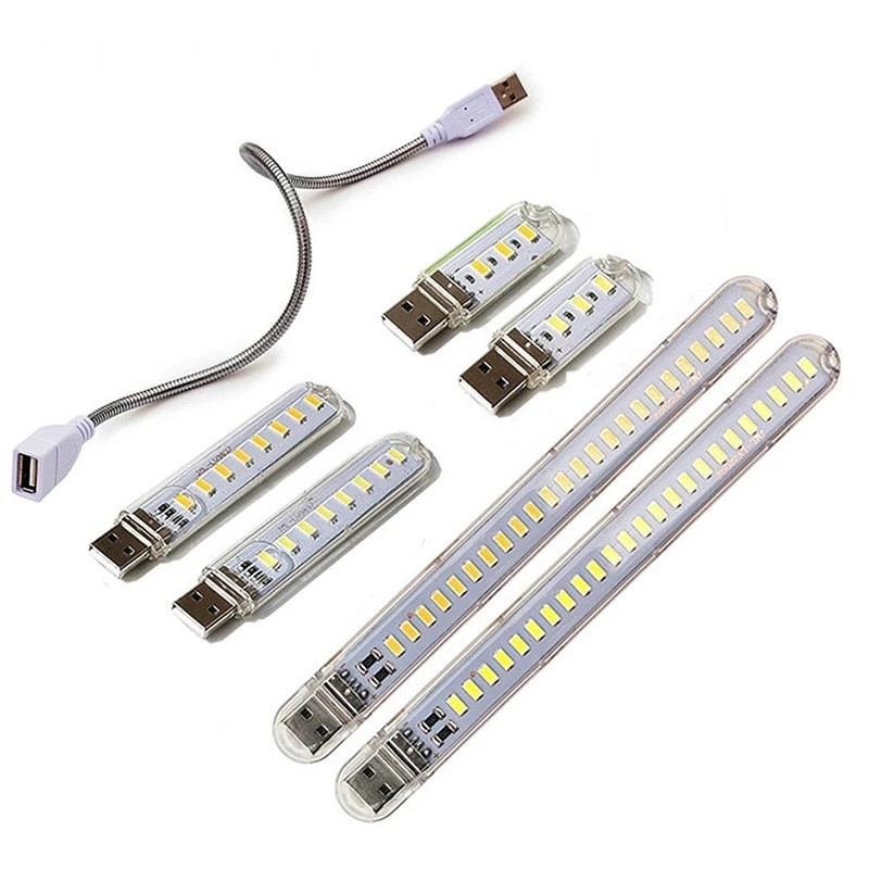 Mini USB Book Lights Portable USB LED Lamps DC 5V Ultra Brig