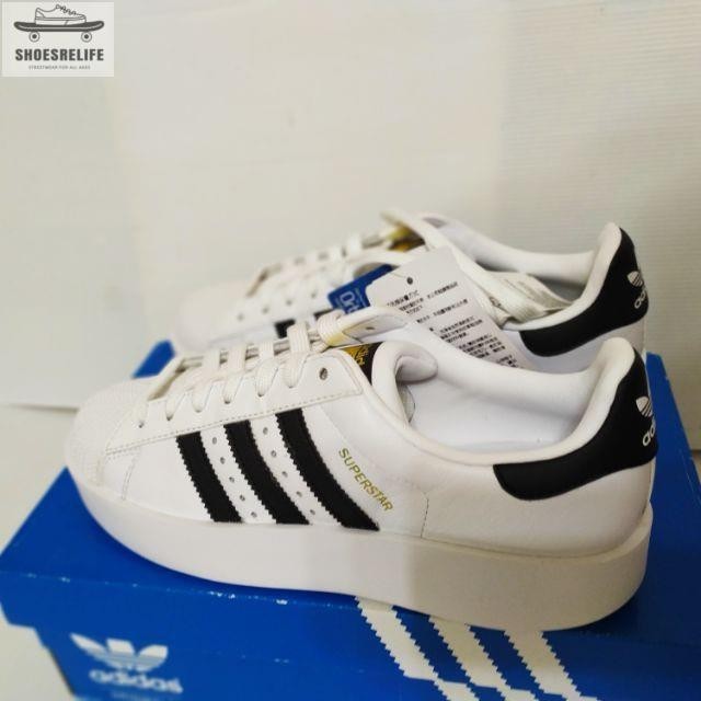 【SR】Adidas Superstar Bold 厚底 金標 BA7666