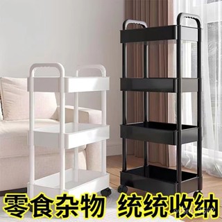 🔥移動收納架置物架落地多層帶輪客廳臥室宿捨學生蔬果架 小推車置物架 收納架