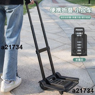 🔥臺灣出貨🔥小拉車 家用摺疊 搬運 拉貨車 輕便 拿快遞神器 行李拉車 擺攤拖車 手推車