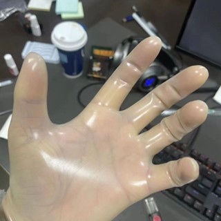 【臺灣發貨】【保密發貨】新款微瑕進口高彈束縛乳膠透明手套Latxe男女通用緊身性感 情趣內衣 bdsm 成人專區