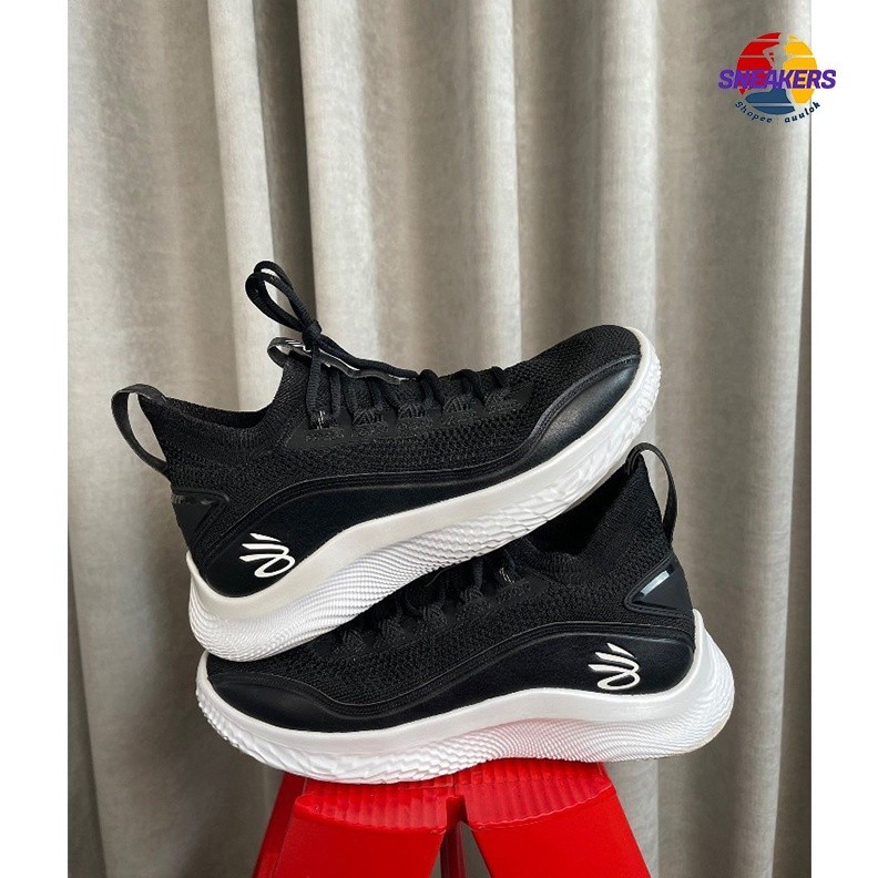 正版 Under Armour Curry 8 黑 運動鞋 實戰籃球鞋 3023085-002 休閒鞋