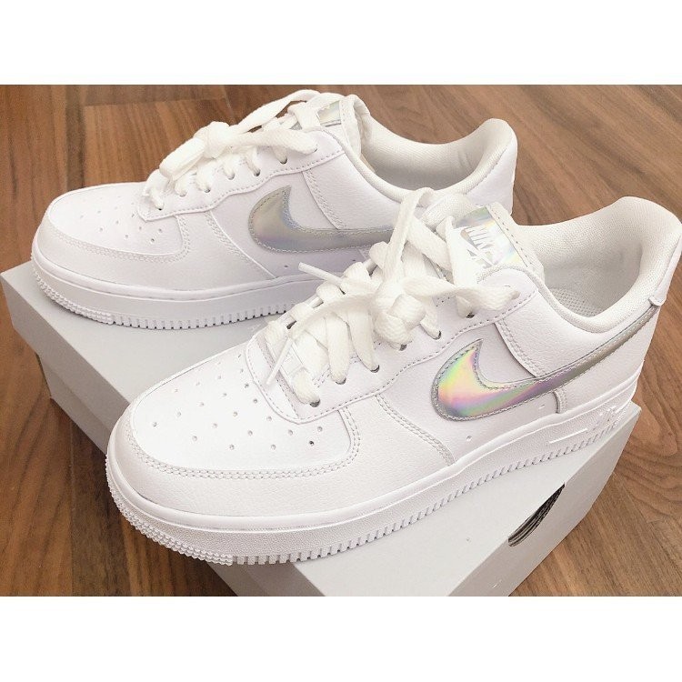 Nike Air Force 1 Low 白 鐳射 空軍一號 女款 運動 低幫 CJ1646-100 慢跑鞋