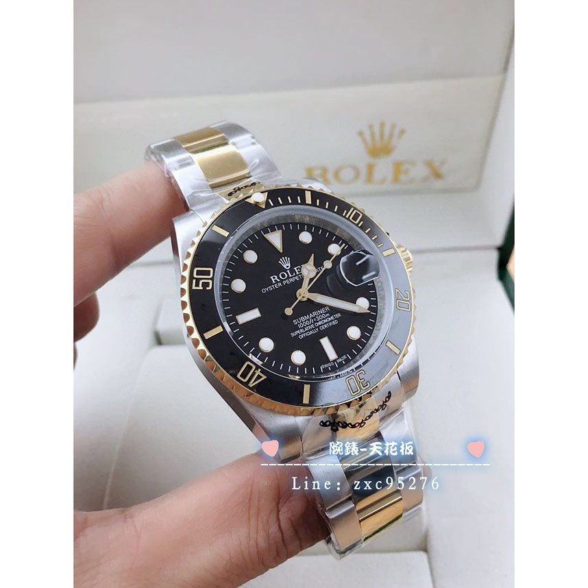 Rolex 勞力士 Deepsea 潛行者金水鬼精鋼機械腕錶 男腕錶 手腕錶 自動機械手腕錶款300腕錶