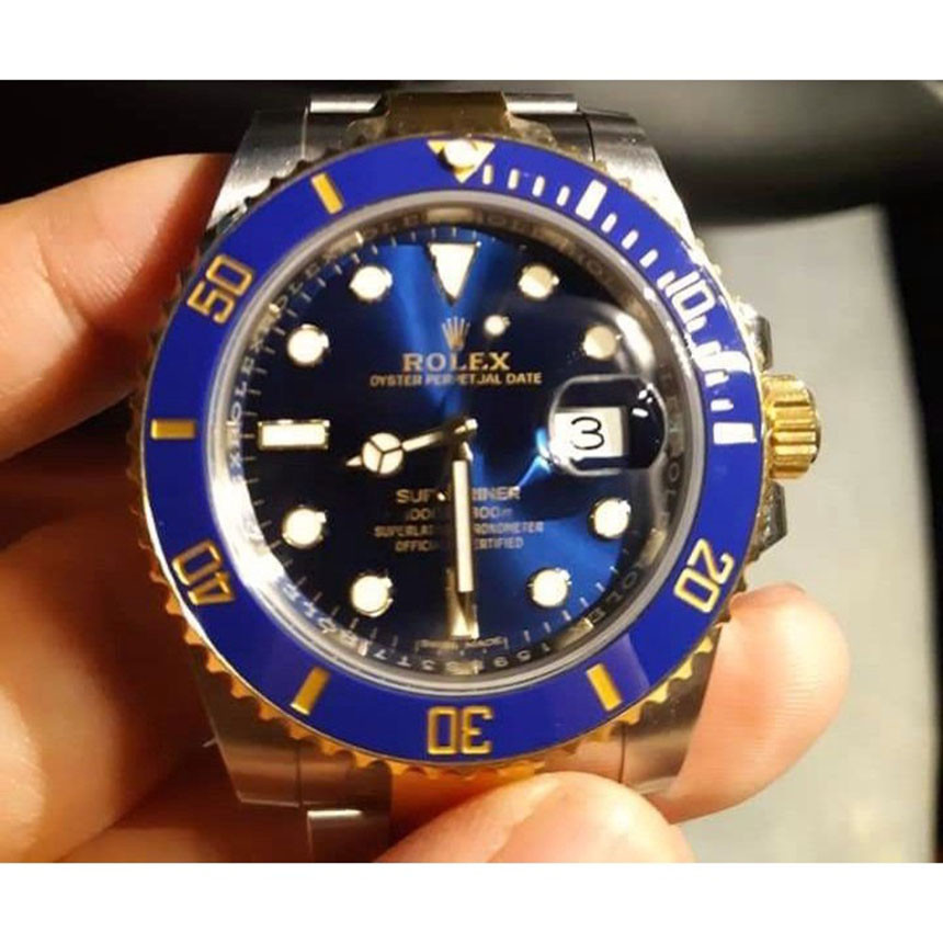 勞力士 116613Lb Rolex 半金 藍水鬼腕錶