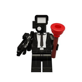 正品進口積木相容樂高lego相容樂高馬桶人vs監控人人仔泰坦音箱人和電視人手辦拼裝積木玩具