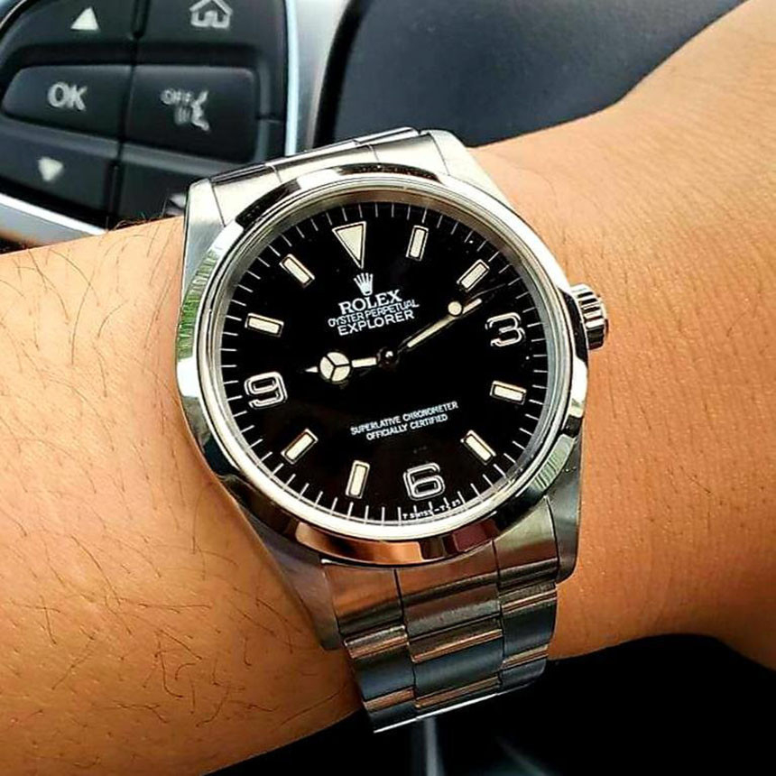 勞力士 14270 Rolex 探1 T25面 探險家 黑色面盤腕錶
