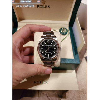 勞力士 114300 Rolex 黑面 Oyster Perpetual 2018 新款 蠔式恆動腕錶