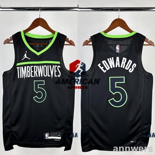 NBA Jersey 明尼蘇達森林狼灰狼隊Timberwolves Anthony Edwards愛德華茲籃球球衣