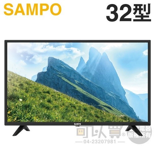 SAMPO 聲寶 ( EM-32FB600 ) 32型【HD LED】低藍光液晶顯示器