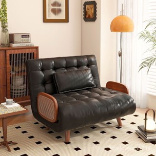[沙發]多功能沙發床陽台可摺疊折疊兩用客廳日式小戶型伸縮實木單人雙人