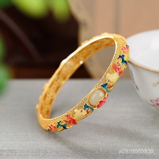 古風手鏈 手環 漢服配飾 國潮飾品 複古中式民族風金魚鏤空手鐲設計感手環古風小眾高階感氣質女手飾