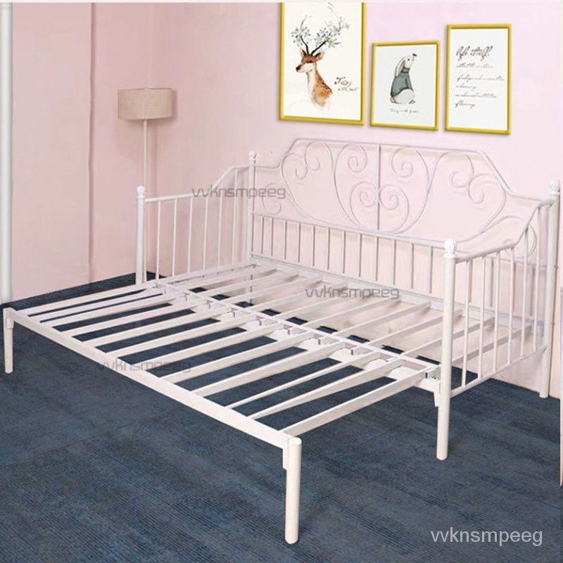 【品質保證】床架 上下床 雙人床 單人床 IKEA宜傢LEIRVIK萊爾維剋雙人床現代簡約鐵藝床輕奢公主床鐵架