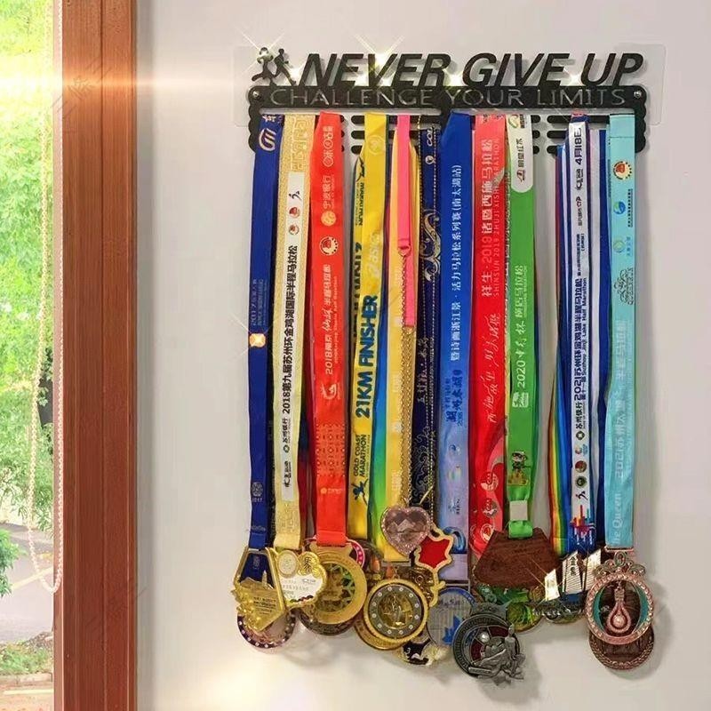 公司貨🔥«掛鉤» 金屬獎牌掛馬拉松掛的 展示架 牆壁運動跑步體育獎牌裝飾掛架可訂製