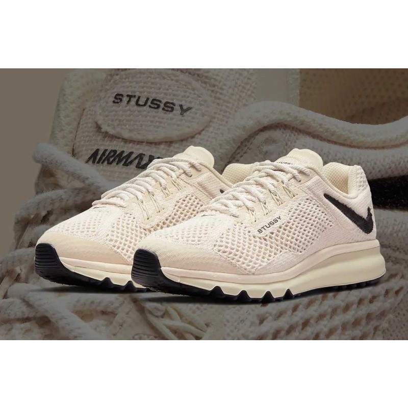 Stussy × Nike Air Max 2013 Fossil、Black、Pink 球鞋