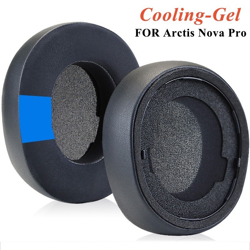 ◎￡新星冰感凝膠耳機套適用於 Steelseries Arctis Nova Pro 有線/無線遊戲耳機 替換耳罩 一對