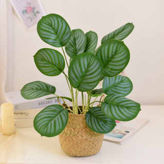 ▼JVW北歐客廳仿真植物綠植擺件假花ins風裝飾家居小盆栽桌面創意擺設