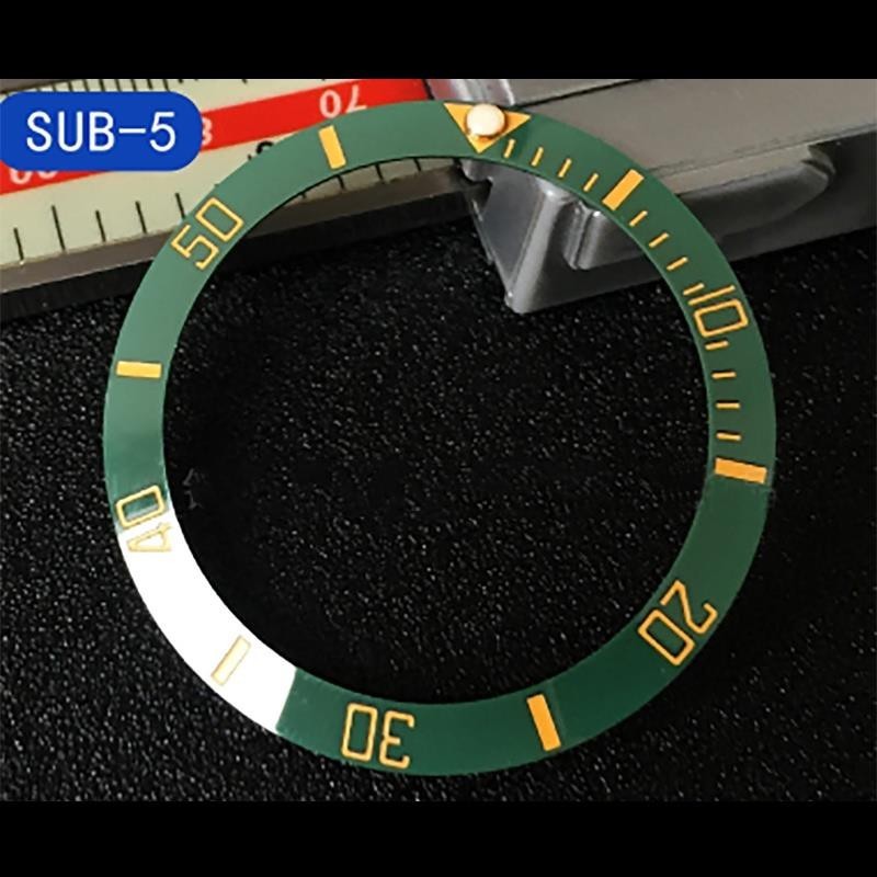 【台灣出貨】SEIKO 精工陶瓷表圈插件 skx007/009 手錶配件 MOD 雕刻 38 毫米