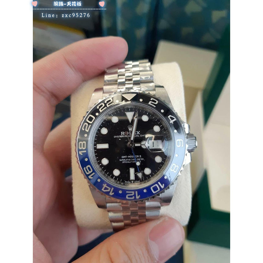 勞力士 126710 Blnr Rolex Gmt 126710 藍黑圈 蝙蝠俠腕錶
