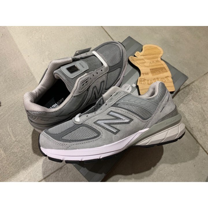 【正品】現貨優惠 New Balance 990V5 麂皮 網布 3M反光 美製 女版 B楦頭