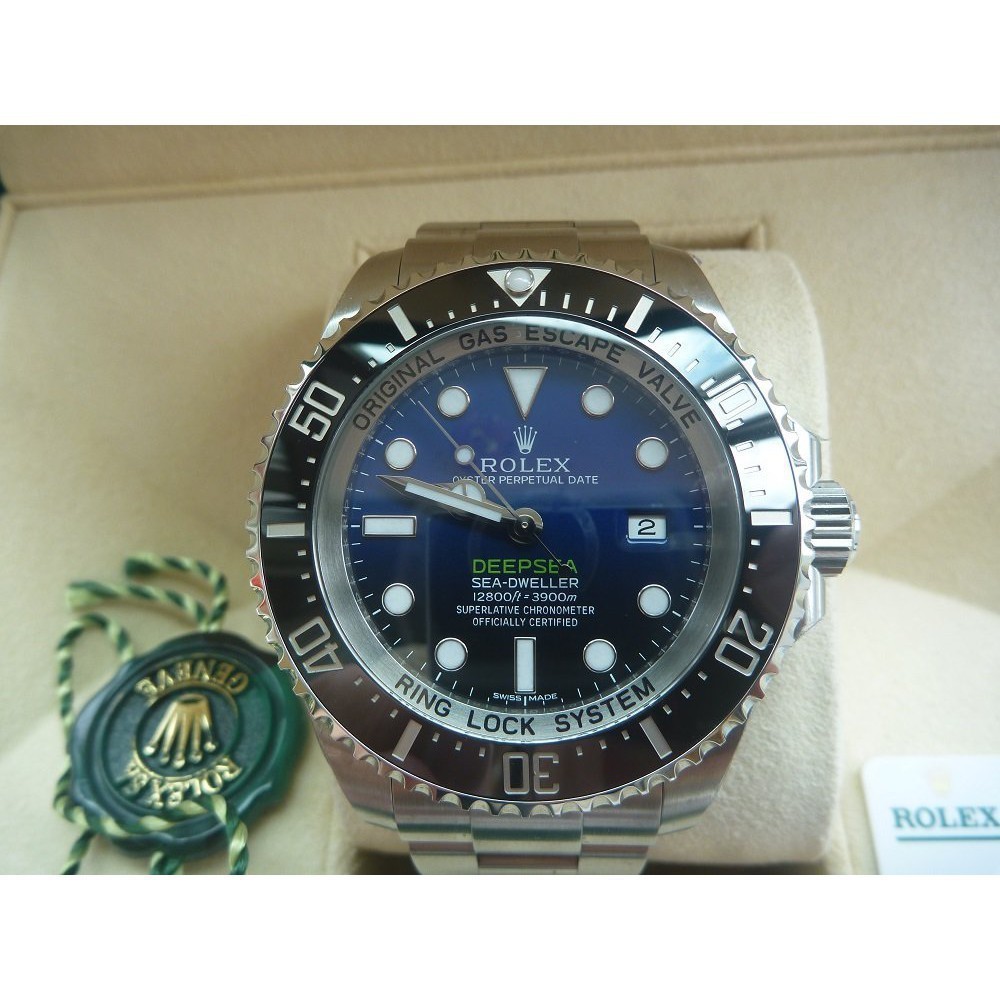 Rolex 116660藍黑五年保固盒單齊全未使用品新款亮扣 AP 116610 116500 1266