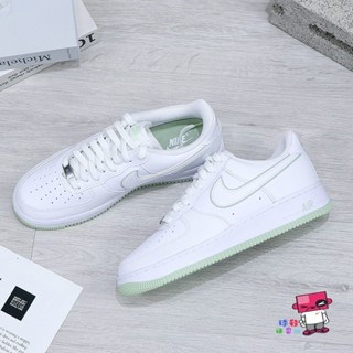 {正品}NIKE AIR FORCE 1 07 男女 白薄荷綠 描邊 低筒 復古 休閒 AF1 DV0788-105