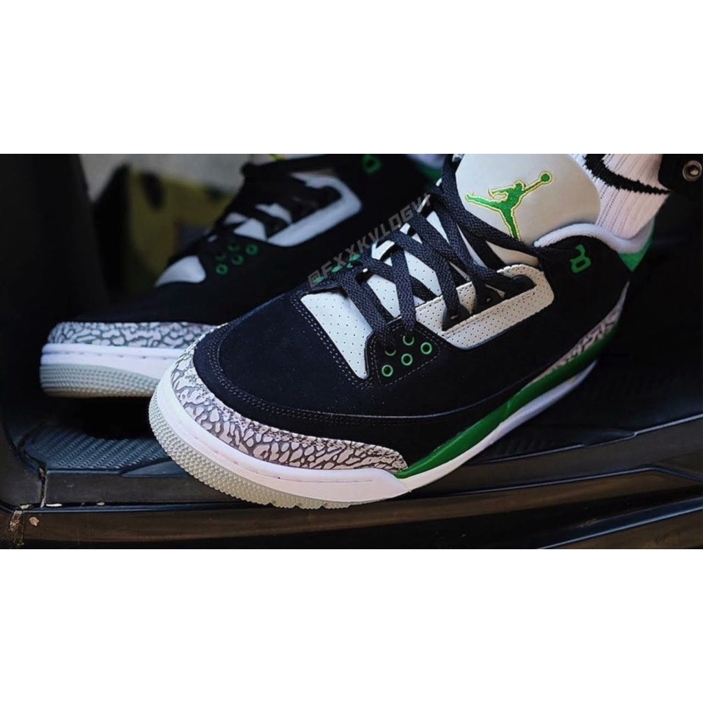 {正品}Air Jordan 3 Retro Retro Pine Green CT8532-030 AJ3 籃球鞋